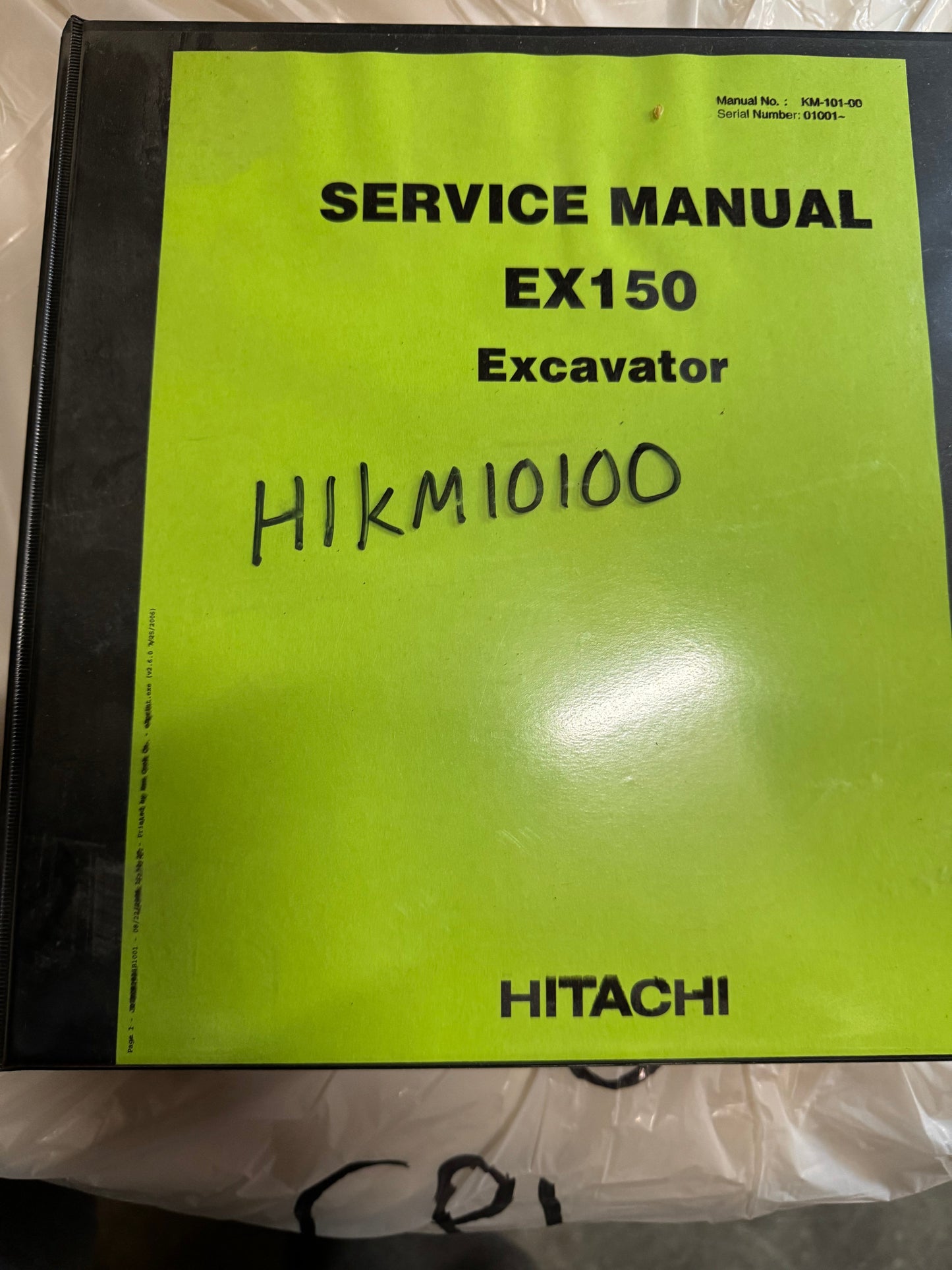 HITACHI MANUALS each
