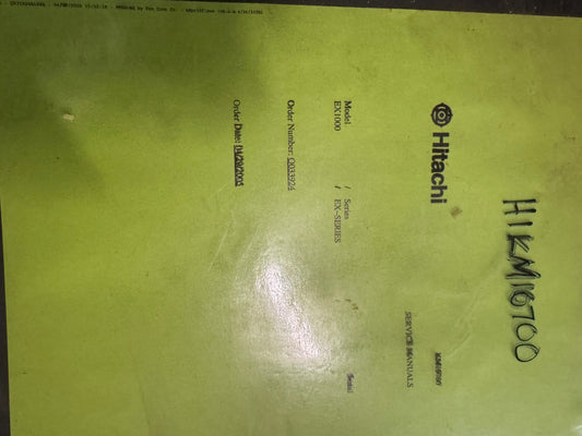 HITACHI MANUALS each